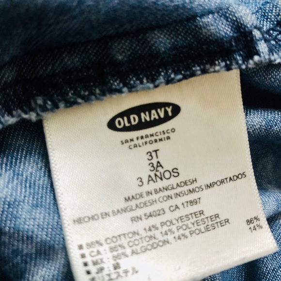 Old navy blue jean dress - Picture 4 of 4